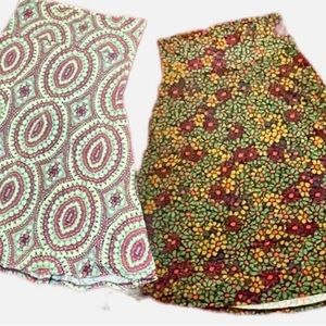 Two Soft  LuLaRoe Flowy Skirts